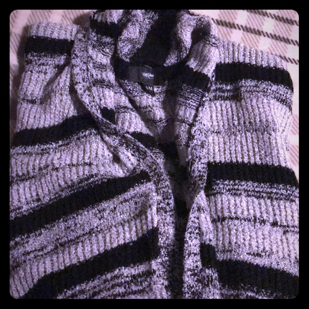 Knit poncho